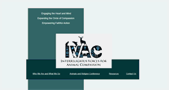 Desktop Screenshot of animalsreligion.org